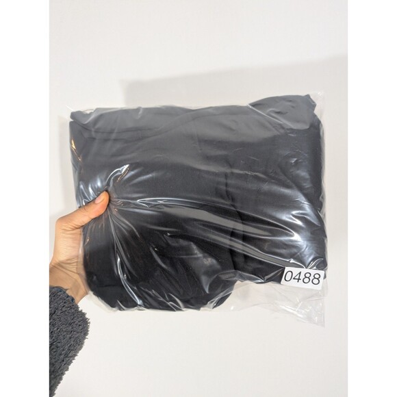 Aerie Offline Womens Black Oversized Hoodie Sz L Grunge Gothic Streetwear Casual - Picture 7 of 7